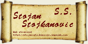 Stojan Stojkanović vizit kartica